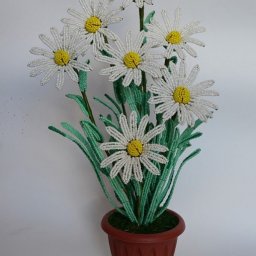 ​Ромашка из бисера