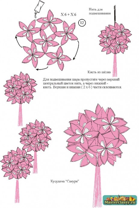 Шар "Кусудама" Шар "Кусудама"