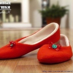 ​Шьем мягкие домашние тапочки