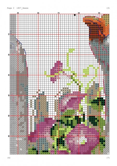 ​Вышиваем гусей