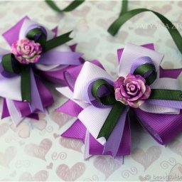 Бантики из лент своими руками: мастер-класс