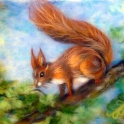 Милейшие зверушки в технике шерстяной акварели