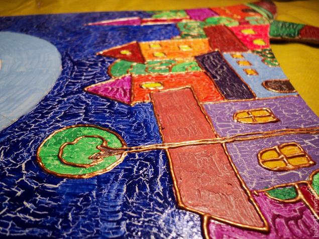 Большие часы "Синий Кот"