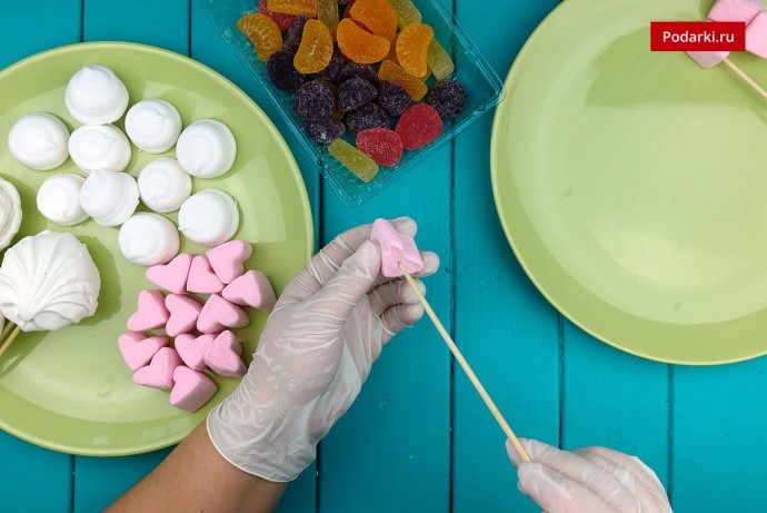 Делаем восхитительный съедобный букет