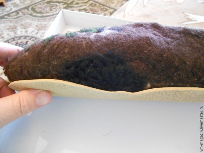 Ремонтируем любимые валяные тапочки