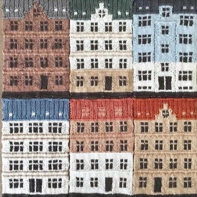 Хорошая идея вязаного пледика или подушки