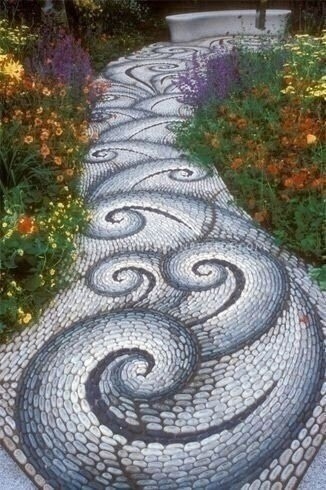 Садовая мозаика