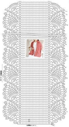 Кружевные дорожки крючком