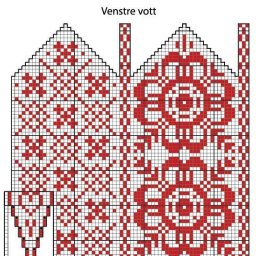 Схемы для восхитительных варежек