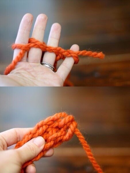 Вязание на руках