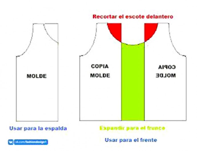 Блузка из легкой ткани