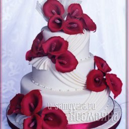 Каллы из мастики