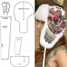 Коллекция выкроек шапок-ушанок
