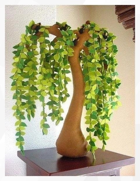 Деревья из фетра