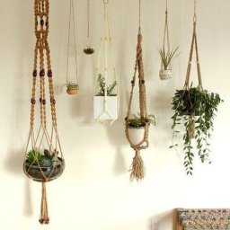 Кашпо в технике макраме