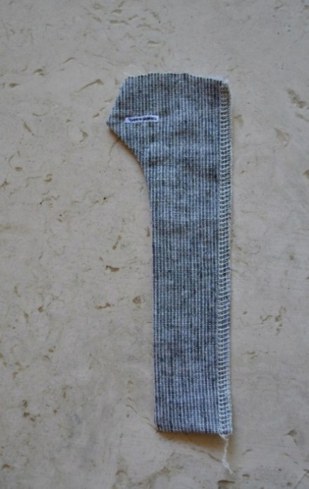 Французская обработка застежки брюк