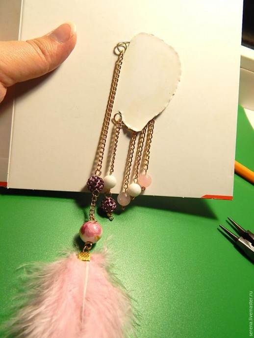 Кафф с пером