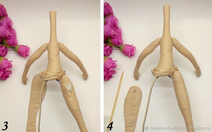 Тонкости создания текстильной куклы на каркасе