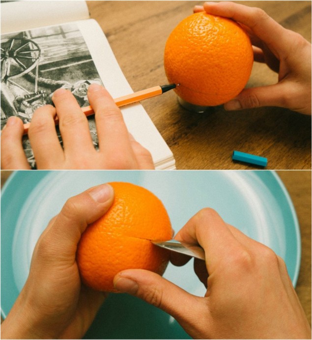 Мандариновые подсвечники Мандариновые подсвечники