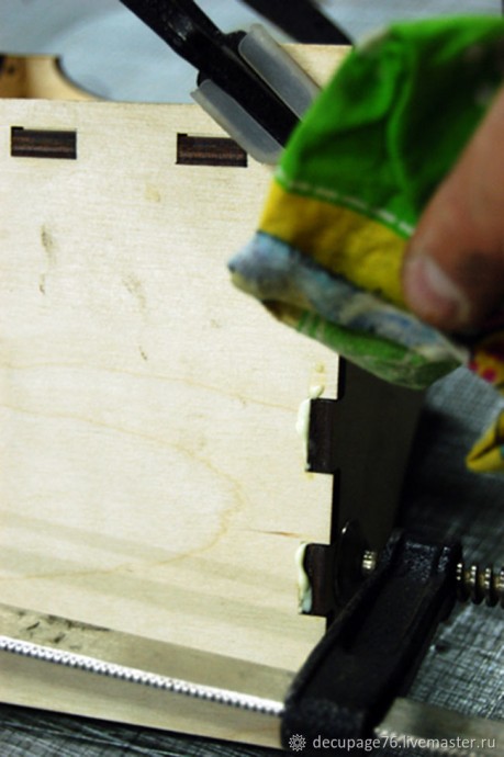 Сборка заготовок для декупажа