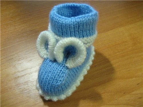 Мастер-класс «Пинетки-мышки»