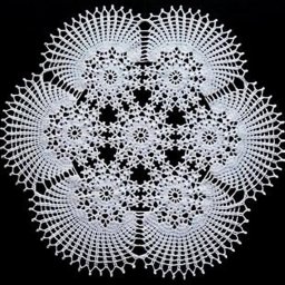 ​Салфетка "Морозные узоры"