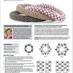 Ажурные жгуты из бисера и бусин