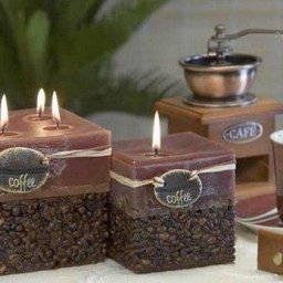 ​Изготовление кофейной свечи