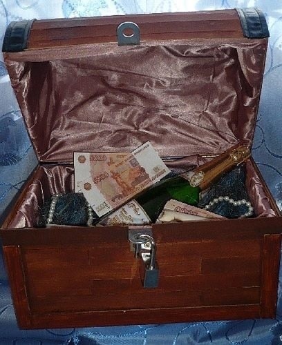 Интерьерный декоративный сундук