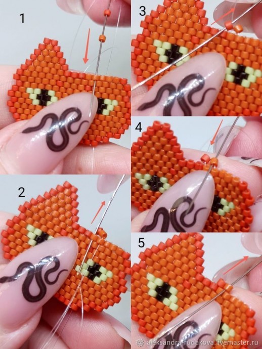 Основы кирпичного плетения из бисера