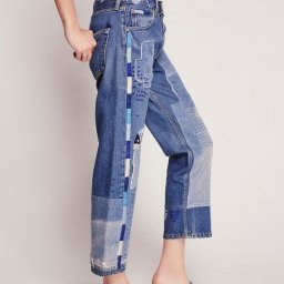 ​Идеи украшения брюк лоскутами