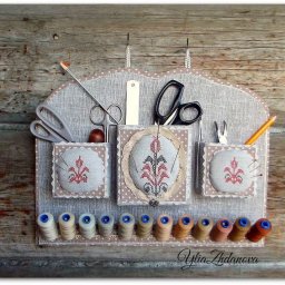 Красивый органайзер для рукоделия своими руками