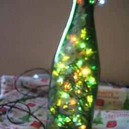 Бутылка-ночник