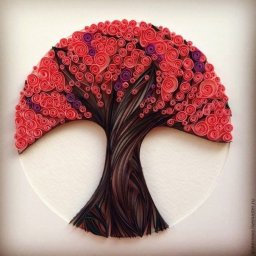 Осеннее дерево в технике квиллинг: мастер-класс