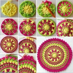 Мандалы крючком