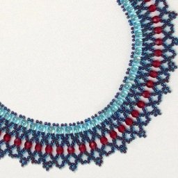 ​Очень красивое украшение из бисера