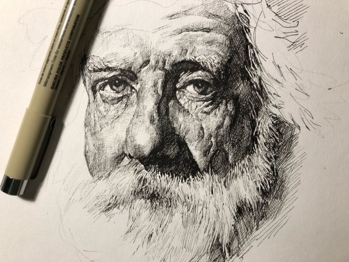 Портрет пожилого мужчины