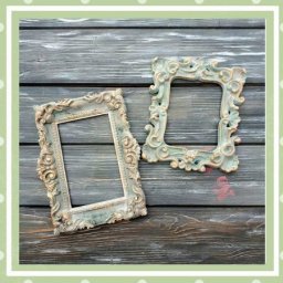 Декорируем фоторамки: золото, патина и вековая пыль (часть 1)