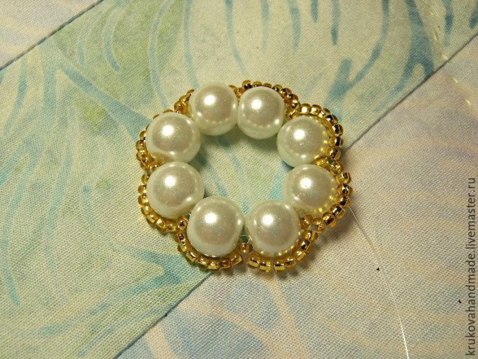 Делаем милого ангелочка из бисера: часть 1