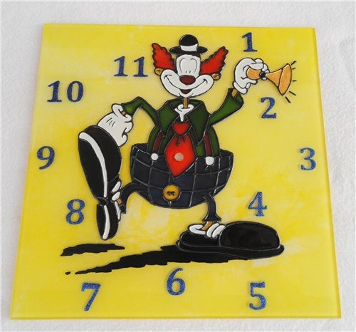 ​Создаем часы "Веселый клоун": часть 4