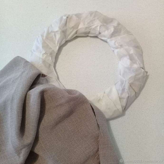 Создаём рождественский венок: часть 1