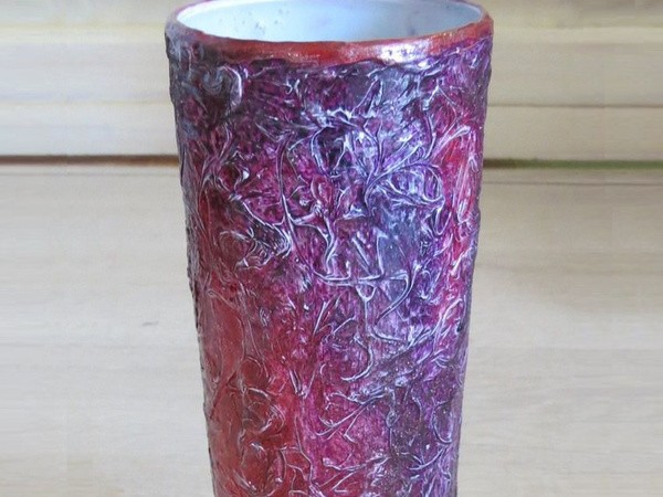 ​Декорируем вазу "Космическая фантазия": часть 1