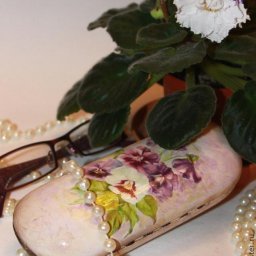 Декупаж чехла для очков: часть 1