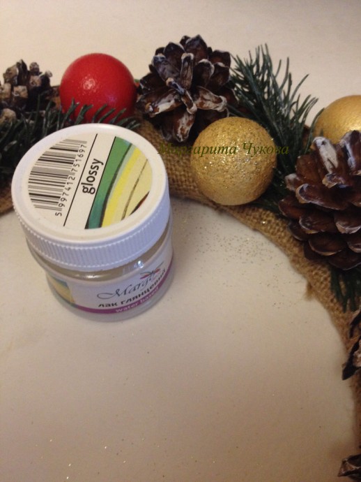 Декоративный праздничный венок своими руками: часть 2 Декоративный праздничный венок своими руками: часть 2