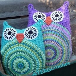 ​Необычное сочетание: совушка и мандала