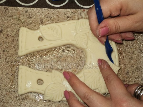 ​Подкова из соленого теста своими руками: часть 1