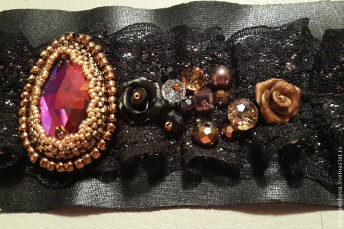 Браслет с кружевом в стиле барокко своими руками: часть 1