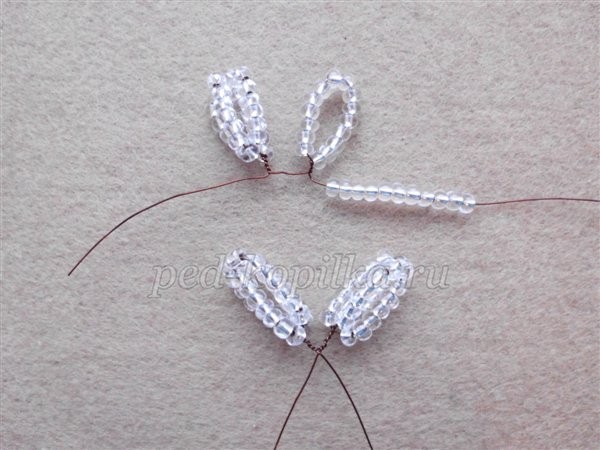 ​Цветы из бисера "Чудная фантазия": часть 3