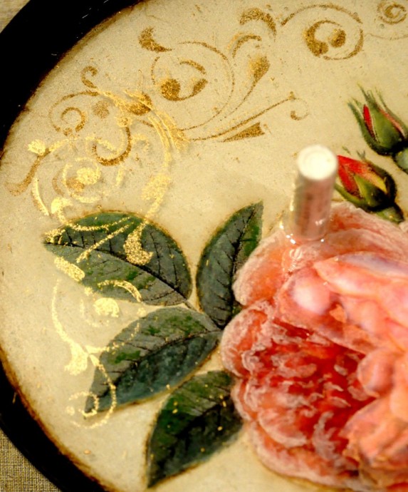 Декорирование часов с необычным стерео-эффектом: часть 5