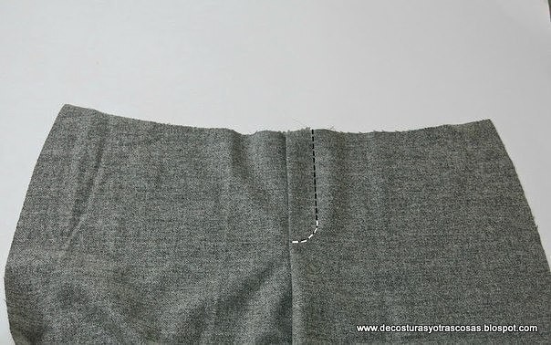 Как пришить молнию к брюкам